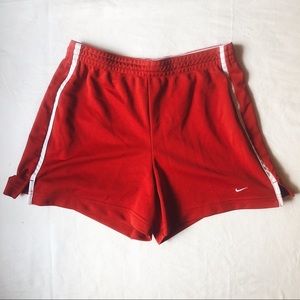 Nike Red Athletic Shorts Size M